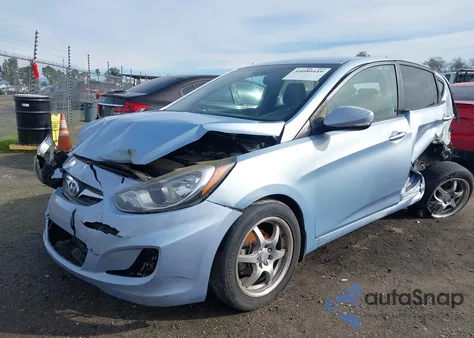 2013 Hyundai Accent Se from USA, damaged, VIN KMHCU5AE4DU085802